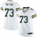 Women's Nike Green Bay Packers #73 JC Tretter Limited White NFL Jersey