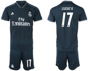 2018-19 Real Madrid 17 LUCAS V. Away Soccer Jersey