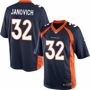 Mens Nike Denver Broncos #32 Andy Janovich Limited Navy Blue Alternate NFL Jersey