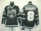 nhl jerseys los angeles kings #8 doughty black[2012 stanley cup champions