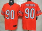 Nike NFL chicago bears #90 peppers orange Elite Jerseys