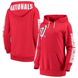 Washington Nationals G III 4Her By Carl Banks Women\'s 12th Inning Pullover Hoodie Red