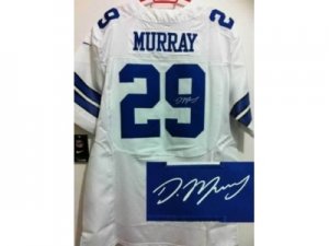 Nike Dallas Cowboys #29 DeMarco Murray white jerseys[Elite signature]