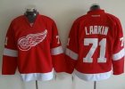 Detroit Red Wings #71 Dylan Larkin Red Stitched NHL Jersey