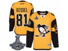 Mens Reebok Pittsburgh Penguins #81 Phil Kessel Premier Gold 2017 Stadium Series 2017 Stanley Cup Champions NHL Jersey