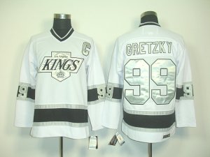 nhl los angeles kings #99 gretzky white