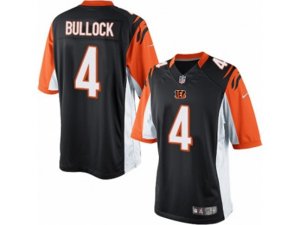 Nike Cincinnati Bengals #4 Randy Bullock Limited Black Team Color NFL Jersey