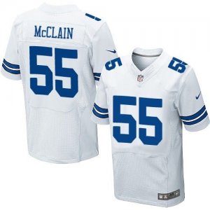 Nike Dallas Cowboys #55 Rolando McClain white Jerseys(Elite)