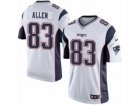 Mens Nike New England Patriots #83 Dwayne Allen Limited White NFL Jersey