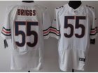 Nike NFL Chicago Bears #55 Briggs White Jerseys(Elite)