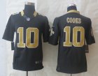 Nike New Orleans Saints #10 Cooks Black Jerseys(Limited)