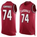 Nike Arizona Cardinals #74 D.J. Humphries Red Team Color Men's Stitched NFL Limited Tank Top Jersey