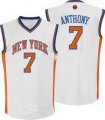 nba New York Knicks #7 Carmelo Anthony White