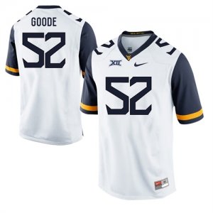 West Virginia Mountaineers #52 Najee Goode White College Football Jersey