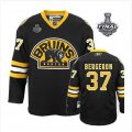 nhl boston bruins #37 bergeron black 3rd[2013 stanley cup]