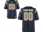 Men's Nike St. Louis Rams Customized Game Team Color Jerseys (S-4XL)