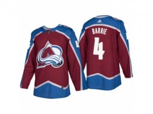 Mens adidas Colorado Avalanche #4 Tyson Barrie 2017-2018 Season Home Jersey