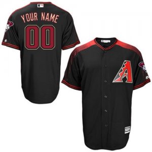 Diamondbacks Blank Black Brick New Cool Base Customized Jersey