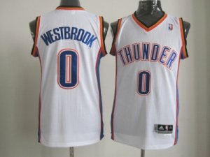 nba oklahoma city thunder #0 westbrook white[revolution 30]