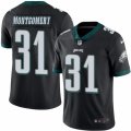 Mens Nike Philadelphia Eagles #31 Wilbert Montgomery Limited Black Rush NFL Jersey