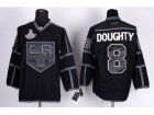 nhl jerseys los angeles kings #8 doughty black-number[2012 stanley cup champions]
