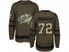 Youth Adidas Columbus Blue Jackets #72 Sergei Bobrovsky Green Salute to Service Stitched NHL Jersey