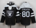 Nike Oakland Raiders #80 Rod Streater Black Player Pullover Hoodie