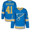 Youth Reebok St. Louis Blues #41 Robert Bortuzzo Authentic Blue 2017 Winter Classic NHL Jersey