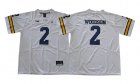 Michigan Wolverines #2 Charles Woodson White College Football Jersey