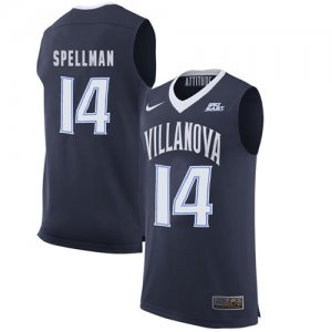 Villanova Wildcats #14 Omari Spellman Navy College Basketball Elite Jersey