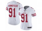 Women Nike San Francisco 49ers #91 Arik Armstead Vapor Untouchable Limited White NFL Jersey