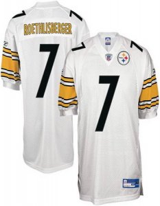 youth pittsburgh steelers #7 roethlisberger white