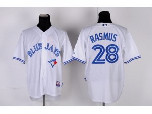 mlb jerseys toronto blue jays #28 rasmus white[2012 new]