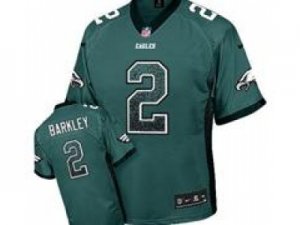 Nike Philadelphia Eagles #2 Matt Barkley Midnight Green Jerseys(Elite Drift Fashion)