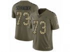 Men Nike Atlanta Falcons #73 Ryan Schraeder Limited Olive Camo 2017 Salute to Service NFL Jersey