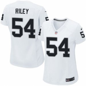 Women\'s Nike Oakland Raiders #54 Perry Riley Limited White NFL Jersey