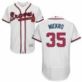 Men's Majestic Atlanta Braves #35 Phil Niekro White Flexbase Authentic Collection MLB Jersey