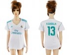 2017-18 Real Madrid 13 K.CASILLA Home Women Soccer Jersey