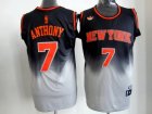 nba new york knicks #7 anthony black-gery jerseys
