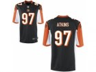 Nike Cincinnati Bengals #97 Geno Atkins Black Game jerseys