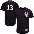 2016 Men's New York Yankees #13 Alex Rodriguez Majestic Navy Flexbase Authentic Collection Player Jersey