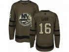 Youth Adidas New York Islanders #16 Andrew Ladd Green Salute to Service Stitched NHL Jersey