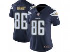 Women Nike Los Angeles Chargers #86 Hunter Henry Vapor Untouchable Limited Navy Blue Team Color NFL Jersey