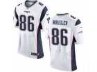 Mens Nike New England Patriots #86 Rob Housler Elite White NFL Jersey