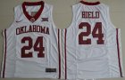 Oklahoma Sooners #24 Buddy Hield White Basketball New XII Stitched NCAA Jersey