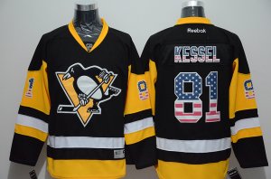 nhl jerseys pittsburgh penguins #81 kessel national flag black-yellow