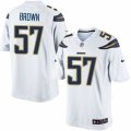 Mens Nike San Diego Chargers #57 Jatavis Brown Limited White NFL Jersey