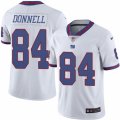 Mens Nike New York Giants #84 Larry Donnell Elite White Rush NFL Jersey