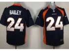 Nike NFL Denver Broncos #24 Champ Bailey Blue Game Jerseys