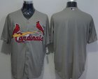 St.Louis Cardinals Blank Grey New Cool Base Stitched MLB Jersey